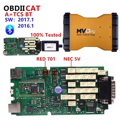 OBDIICAT Mvdiag V 3 0 Multi Diag MVD 2017R3 Mit Keygen NEC Relais Für