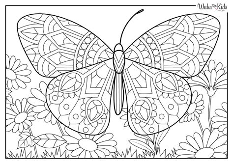 Butterfly Mandala Coloring Pages (Free Printable PDFs) | WakeTheKids