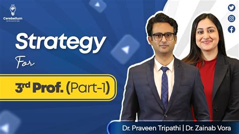 Strategy For Rd Year Part Of Mbbs By Dr Praveen Tripathi Dr