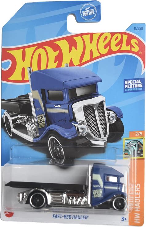 Amazon Hot Wheels Fast Bed Hauler HW Haulers 2 5 Toys Games