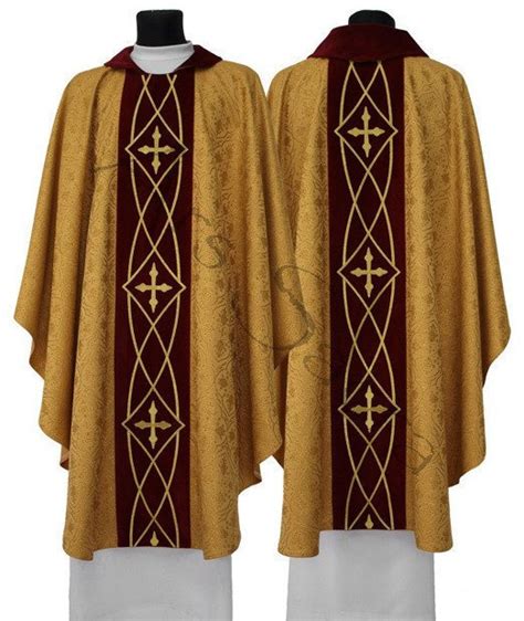 Gothic Chasuble 590 AK25 Cream Unlined ALL PRODUCTS CHASUBLES