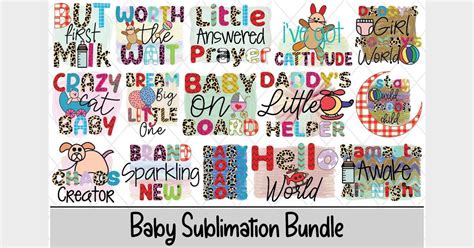 Baby Sublimation Bundle Bundle · Creative Fabrica