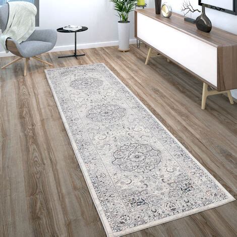 Paco Home Tappeto Salotto Pelo Corto Motivo Orientale Con Bordure