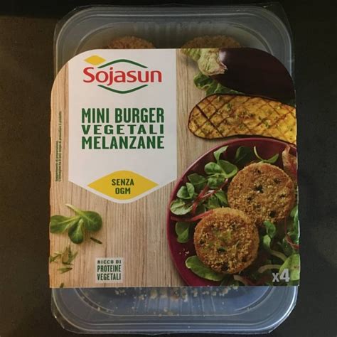 Sojasun Mini Burger Vegetali Melanzane Review Abillion