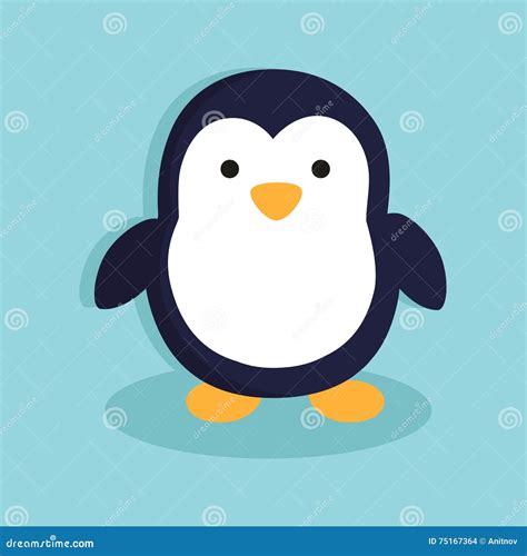 Penguin Cartoon Character Vector Illustration | CartoonDealer.com #75167364