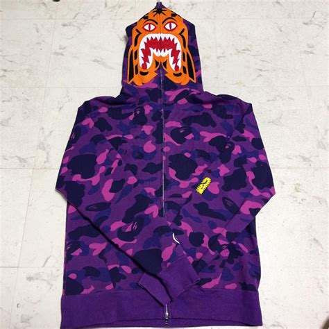 49％割引2xl3l【25％off】 A Bathing Ape アベイシングエイプ タイガーフルジップパーカー パーカー トップス2xl3l Otaonarenanejp