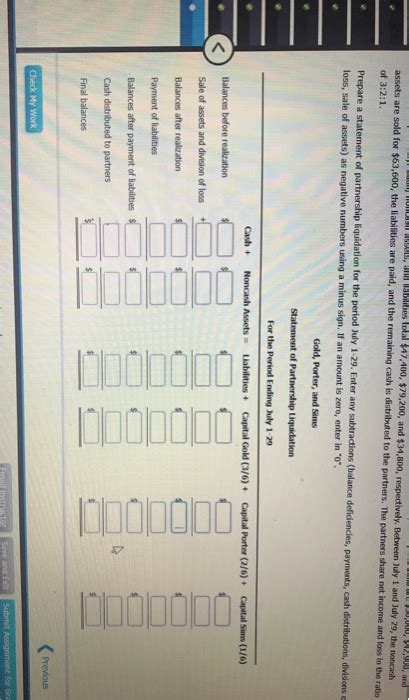 Solved Ebook Show Me How Calculator Statement Of Partnership Chegg