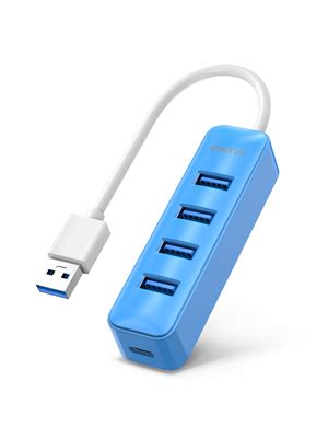 Idsonix Usb Hub Port V A Powered Usb Hub Gbps Highspeed