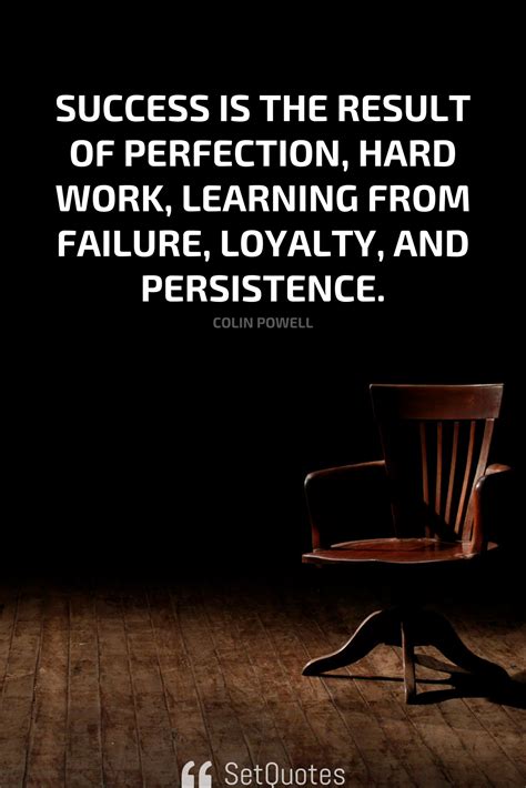 Hard Work And Persistence Quotes - Doria Georgie