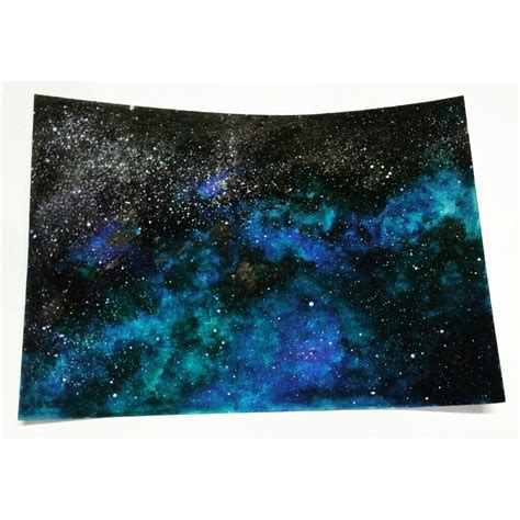 The sky in my head. Galaxy art with spray paint on postcards | Galaxy ...