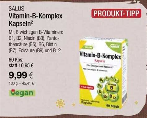 Salus Vitamin B Komplex Kapseln Angebot Bei Vitalia Prospekte De