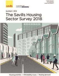 The Savills Housing Sector Survey Spotlight