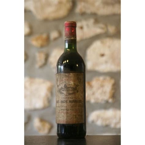 Château Haut Bages Monpelou 1964 Simple La cave Cdiscount