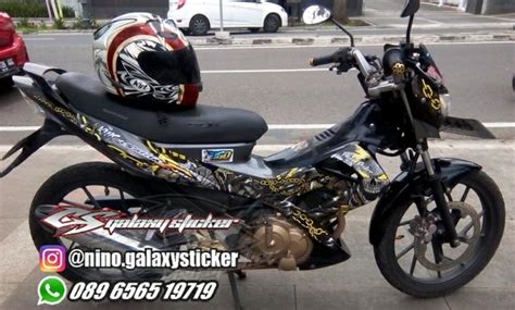 Jual Striping Satria Fu Barong Bebas Ganti Warna Di Lapak Galaxy