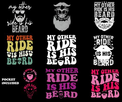 My Other Ride Is His Beard Png Svg Bearded Man Svg Dad Life Etsy