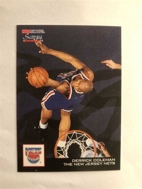 1994 DERRICK COLEMAN SkyBox Basketball Card HS17 Made In USA EBay