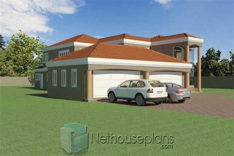 Simple Bedroom House Plans South Africa T D Garage Side View