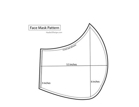 Printable Surgical Mask Pattern Pdf - FreePrintablePattern.com