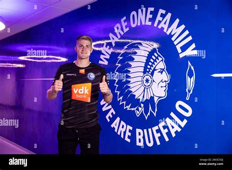 French Goalkeeper Paul Nardi Pictured At The Signing Of His Contract At