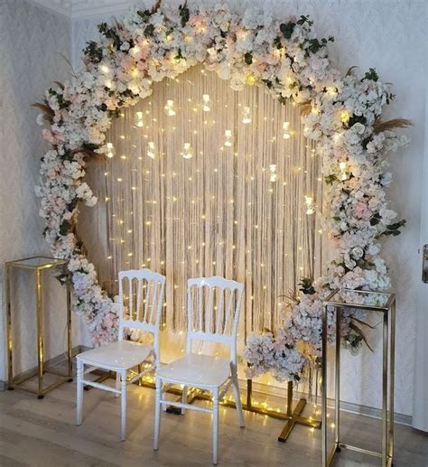 Inspiration For Intimate Outdoor Wedding Backdrop | Wedding Backdrop ...