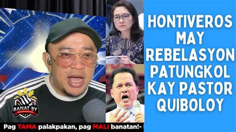 Hontiveros May Rebelasyon Patungkol Kay Pastor Quiboloy Youtube