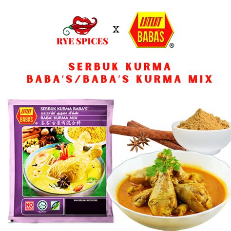 Baba S Kurma Mix Serbuk Kurma Baba S 250g Halal New Stock Shopee