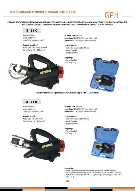 GPH: Technický katalog