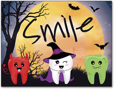 Dental Halloween Recall Up Laser Cards Smartpractice Dental