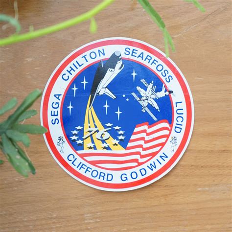 1996 Vintage 3 5 Sts 76 Sticker Crew Patch For Nasas 76th Shuttle Mi