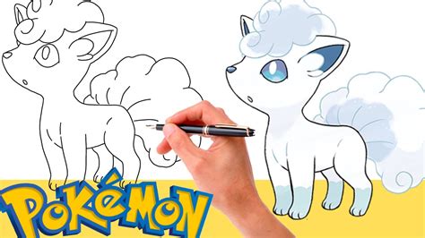 C Mo Dibujar Alolan Vulpix Pokemon F Cil Generaci N Youtube