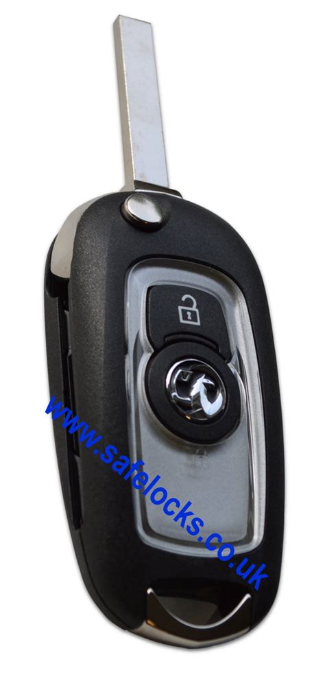 Genuine Vauxhall Astra K 2015 2017 2 Button Silver Remote Key Fob 39061468 With Cut Key To Code