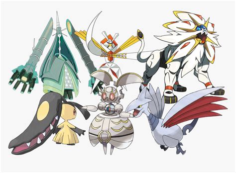 Image - All Legendary Pokemon Sun And Moon, HD Png Download - kindpng