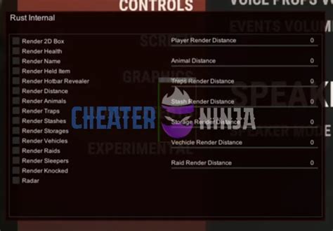 The Ultimate Rust Internal Cheat Distance Features And More Cheater