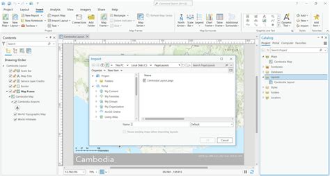 How To Create Map Templates In Arcgis Pro Gis Geography