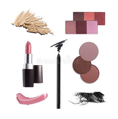 Collection of Various Make Up Accessories Stock Image - Image of ...