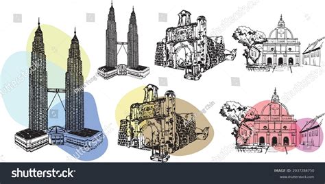 154,711 City Landmarks Sketch Images, Stock Photos & Vectors | Shutterstock