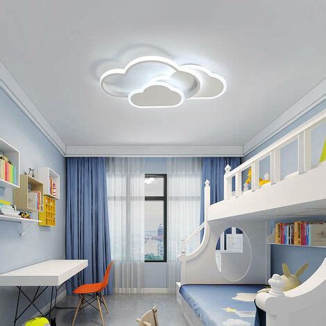 Plafonnier Nuage W Lampe De Plafond Led Cr Atif Avec Dimmable