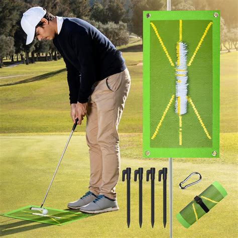 Swing Detection Golf Training Mat For Perfecting Swing Path And Hitting