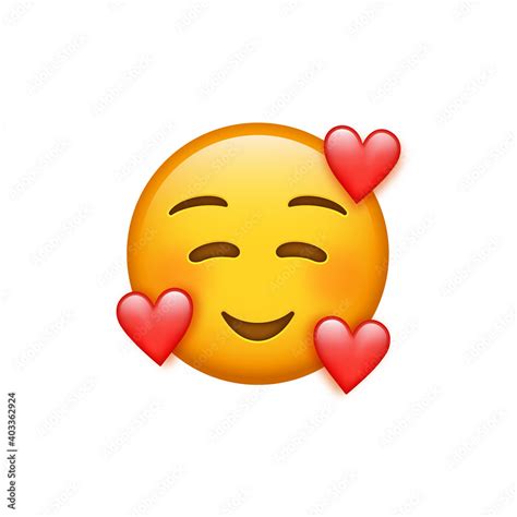 3 hearts emoji - Smiling Face with Smiling Eyes and Three Hearts - In ...