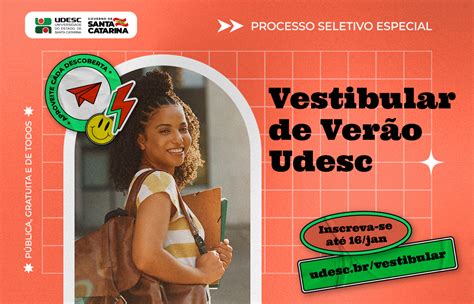 Not Cia Vestibular De Ver O Da Udesc Recebe Inscri Es Para Mil