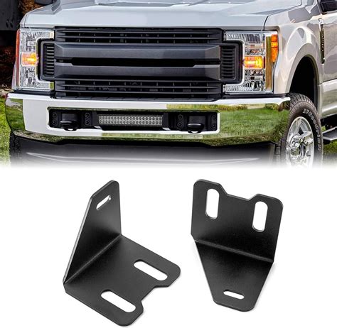 WeiSen Lower Front Bumper Grill Light Bar Mounting Brackets Compatible