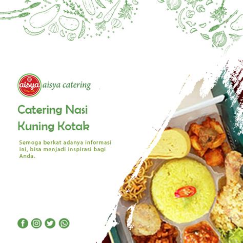 Catering Nasi Kuning Kotak Cocok Untuk Segala Acara