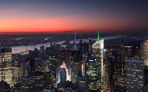 Manhattan Times Square Paisaje Urbano Rascacielos Nueva York