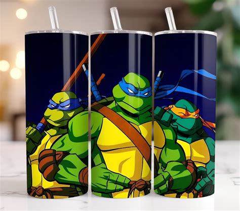 Ninja Turtles Tumbler Wrap 20oz Skinny Tumbler Wrap 20oz Ninja