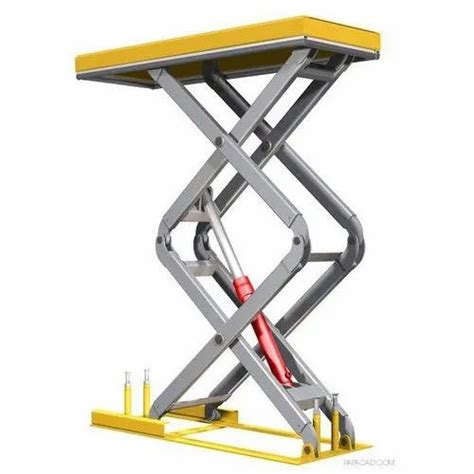 Hydraulic Scissor Lift Operating Height 10 20 Feet Capacity 500 Kgs