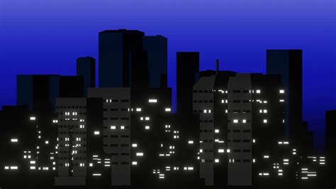 2d night city loop animation retro style 4k perfect for background ...