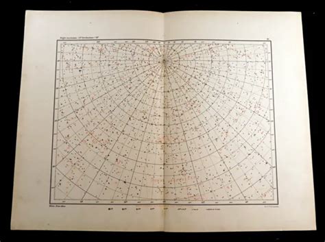 CELESTIAL PLANISPHERE MAP Star Chart Cygnus Constellation Astronomy