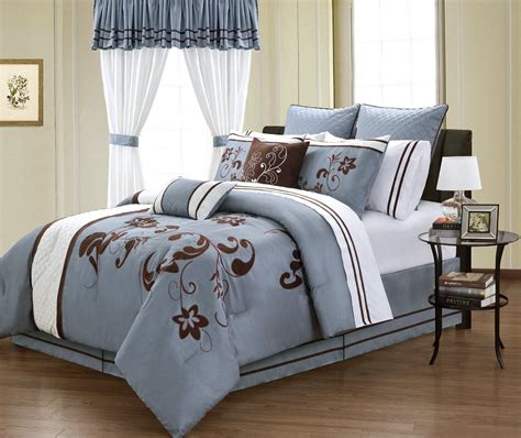 Cheap Blue And Brown Bedding Sets Bedding Sets Luxury Bedding Sets