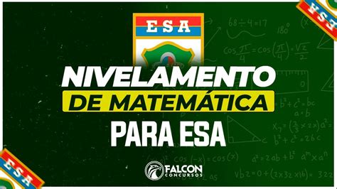 Nivelamento Esa Saiba Como Dominar A Fun O Falcon Concursos Youtube