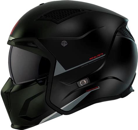 Kask Motocyklowy Mt Otwarty Streetfighter Sv Solid Matt Black Czarny